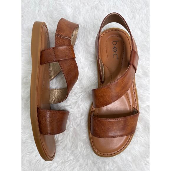 b.o.c. Kacee sandals in a brown or dark tan color summer vacation size 6 - Picture 1 of 15